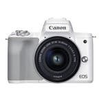Canon EOS M50 Systeemcamera + 15-45mm IS STM Lens - Wit (In, Audio, Tv en Foto, Fotocamera's Digitaal, Verzenden, Zo goed als nieuw