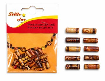 25 x Afrikaanse houten kralen cilinder – 12 x 5,5 mm – G, Hobby en Vrije tijd, Ophalen of Verzenden, Nieuw, Kraal