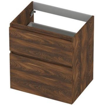 INK - Onderkast 2 Laden Greeploos Hout Decor met Houten, Ophalen of Verzenden, Nieuw