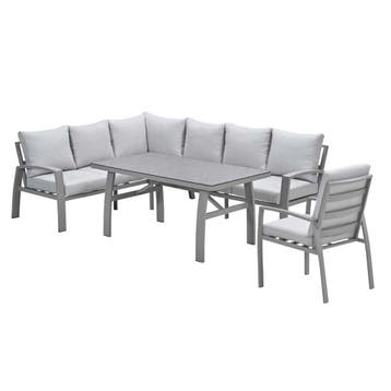 Garden Impressions Cameron lounge dining set 4-delig links, Verzenden, Nieuw