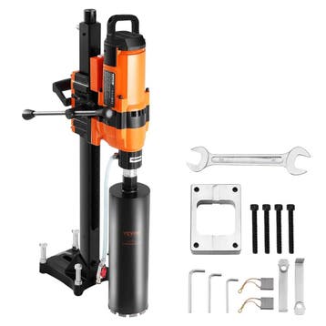 Vevor Diamantboor 3500W | Nat/Droog | 55% Korting, Ophalen of Verzenden, Zo goed als nieuw, 600 watt of meer, Kolomboormachine