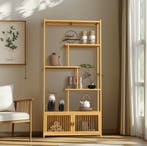 Nieuwe Bamboe Stellingkast - Opbergkast van Bamboehout, Verzenden, Nieuw