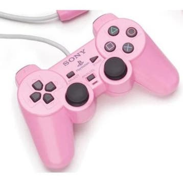 Sony PS2 Controller Dualshock 2 Roze (PS2 Accessoires), Spelcomputers en Games, Ophalen of Verzenden, Zo goed als nieuw
