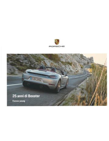 2021 PORSCHE BOXSTER 25 YEARS EDITION HARDBACK BROCHURE, Nieuw, Porsche, Author