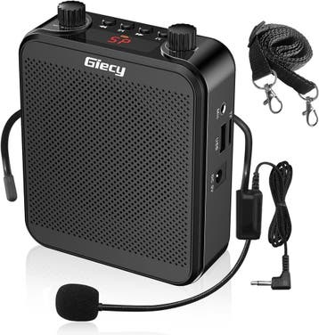 Giecy Stemversterker Bluetooth - Retourdeal | 34% Korting, Ophalen of Verzenden, Nieuw, Audio