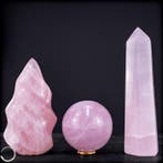 Zacht Rozenkwarts-Set – harmonieuze combinatie van toren,