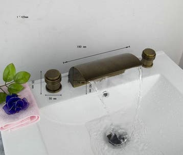 Watervalkraan type Acquario design waterval bad kraan antiek, Doe-het-zelf en Verbouw, Sanitair, Verzenden, Nieuw