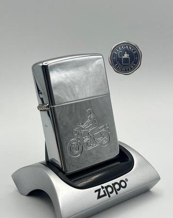 Zippo, No Reserve Price - Vintage Motorcyclist Biker, Nieuw