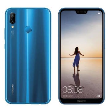 Huawei P20 lite 64GB Blauw met GARANTIE & verzending, Ophalen of Verzenden, Zo goed als nieuw