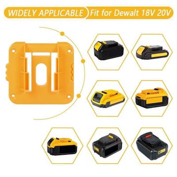 Accu houder voor Makita Milwaukee en DeWALT accus, Verzenden, Nieuw