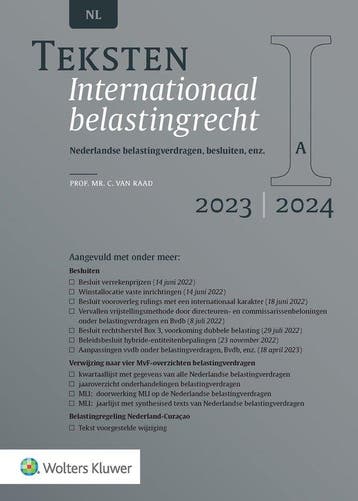 9789013172737 Teksten Internationaal belastingrecht 2023/..., Boeken, Studieboeken en Cursussen, Verzenden, Nieuw