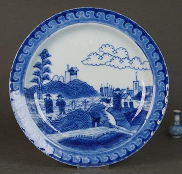 Kangxi (1662-1722) - Deshima Island or Scheveningen Plate,