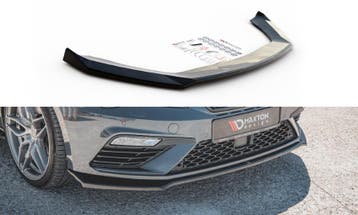 Voorspoiler Seat Leon FR 5F Maxton Design glans zwart V.7, Ophalen of Verzenden, Nieuw