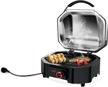 Cozze Grill E-200 electrische Grill met deksel, Tuin en Terras, Elektrische barbecues, Ophalen of Verzenden, Nieuw, Cozze