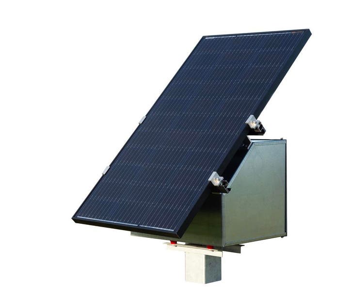 Solar schrikdraadapparaat zonnepaneel schrikdraadapparaat, Dieren en Toebehoren, Stalling en Weidegang, Opfok, Stalling, Weidegang