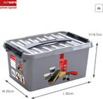 Sunware Q-line Schoenpoetsdoos met inzet/vakverdeling 6, Ophalen of Verzenden, Nieuw