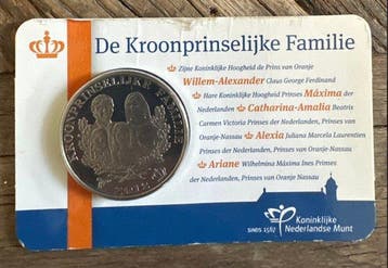 Nederland. Medal 2012 De kroon prinselijke familie penning