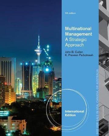 Multinational Management 6th - John Cullen 9781285096223, Verzenden, Gelezen, John Cullen