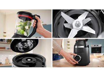 Bosch -   Vitapower Serie 6 Blender Zwart, Witgoed en Apparatuur, Blenders, Verzenden, Nieuw, Blender