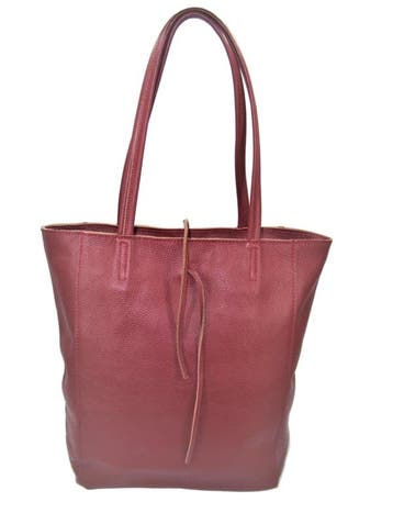 Oudrode Vera Pelle leren shopper, Verzenden, Nieuw