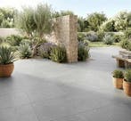 Tuintegel Grijs 80x80cm (Vloeren, Afbouwmaterialen), 60 cm of meer, Nieuw, Ophalen of Verzenden, 10 m² of meer