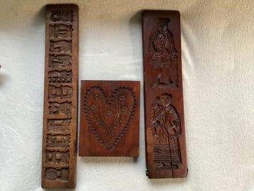 Plank (3) - Hout - Drie speculaasplanken