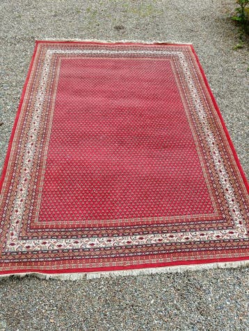 Tapijt, geknoopt, rood, Nieuw