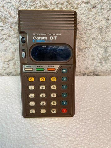 Canon 8-T Palmtronic, sexagesimal - Rekenmachine - 1970-1980, Nieuw