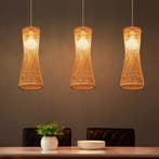 Japanse Bamboe Hanglamp – Handgeweven Rotan Design, Huis en Inrichting, Verzenden, Nieuw