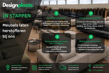 Designbank Opnieuw Laten Bekleden, Ophalen, Nieuw