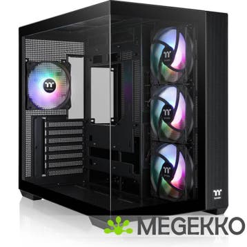 Thermaltake View 380 TG ARGB Midi Tower Zwart, Verzenden, Nieuw