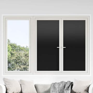vidaXL Statisch raamfolie 45 x 2000 cm PVC, Verzenden, Nieuw, Zwart
