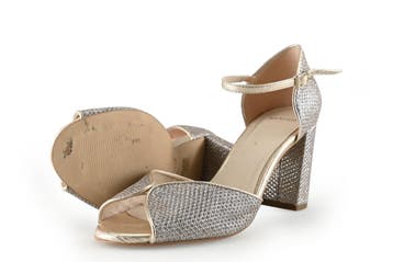Manfield Sandalen in maat 41 Goud, Overige kleuren, Verzenden, Sandalen of Muiltjes, Zo goed als nieuw