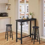 Nieuwe Industriële Bartafel – Zwart Design 100x40cm Bar, Verzenden, Nieuw