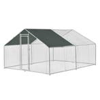 Kippenren Wels buitenren 3x4x2 m donkergroen pro.tec, Dieren en Toebehoren, Verzenden, Nieuw