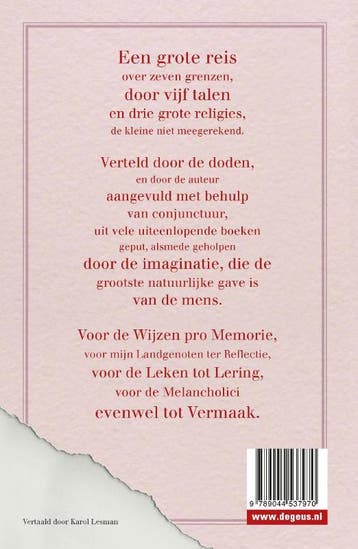 De jacobsboeken, oftewel Een grote reis over zeven grenzen,, Verzenden, Gelezen, Olga Tokarczuk