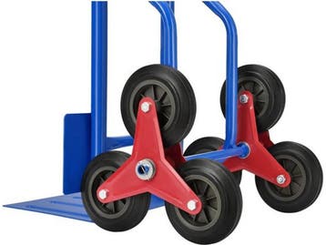 Juskys Trappensteekwagen - Opvouwbaar - Max. 100kg - Blauw, Verzenden, Nieuw
