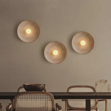 Retro Ronde Wandlamp - Stijlvolle Decoratie voor Binnen en C, Verzenden, Nieuw