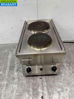 RVS Buderus 2 pits elektrisch fornuis kookplaat 35 cm 400V, Ophalen of Verzenden, Gebruikt