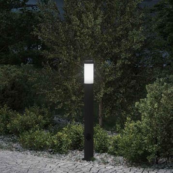vidaXL Bolderarmatuur met stopcontact 80 cm RVS IP44, Verzenden, Nieuw