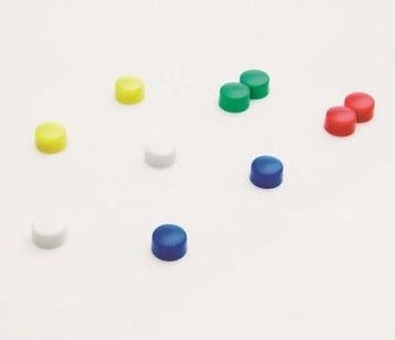 Memomagneten 10 stuks kleuren 20mm, Nieuw in verpakking