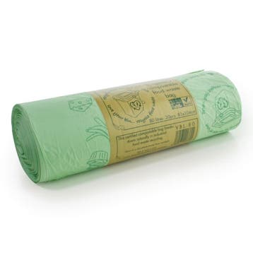 Biobag Afvalzakken | Composteerbaar | 80L (240 stuks), Verzenden, Nieuw in verpakking