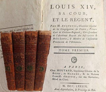 Anquetil - Louis XIV, sa Cour et le régent - 1789