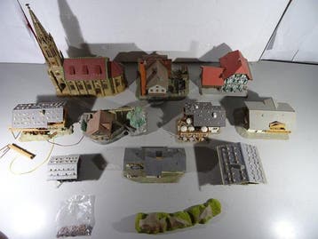 Faller, Kibri, diverse H0 - Modeltreinlandschap (11) -, Hobby en Vrije tijd, Modeltreinen | H0, Nieuw
