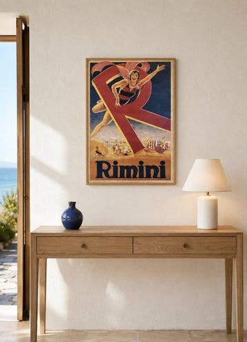 Busi - Rimini Manifesto Turistico Balneare - Jaren 1970