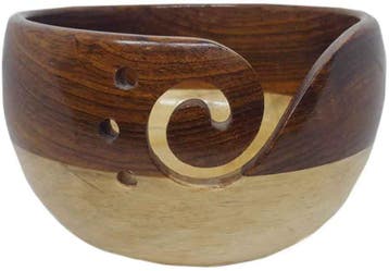 Scheepjes Yarn Bowl - Rozen- en Dennenhout - 13x9cm, Ophalen of Verzenden, Nieuw