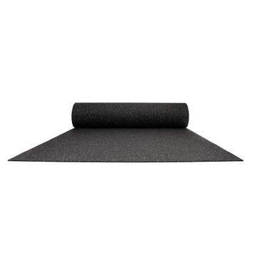 Sportvloer - Rol van 12,5 m2 - Dikte 6 mm - Zwart /, Verzenden, Nieuw