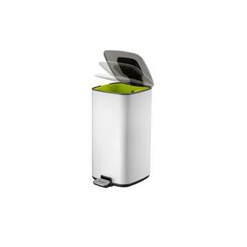 EKO Regent Step Bin 20 ltr - Wit, Verzenden, Nieuw