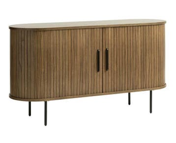 Dressoir Nola eikenhout 140 cm - Bruin, Ophalen of Verzenden, Nieuw