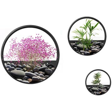 TRUUSK Set van 3 Wand-Plantenbakken - Voor Vetplanten &amp;, Verzenden